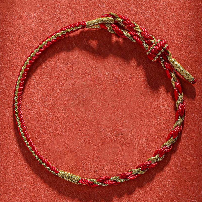 KarmaRipple's Handmade Chinese Zodiac Rabbit Rooster Rat Horse Dragon Protection Braid String Bracelet p1