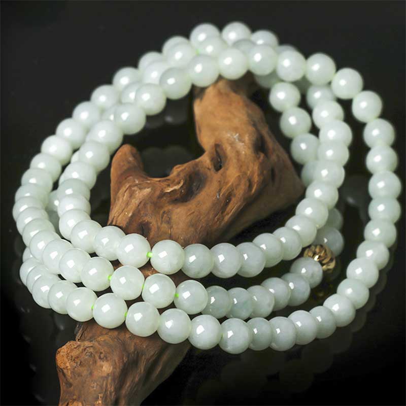 KarmaRipple's 108 Beadwork Jade Fortune Bracelet Mala p1