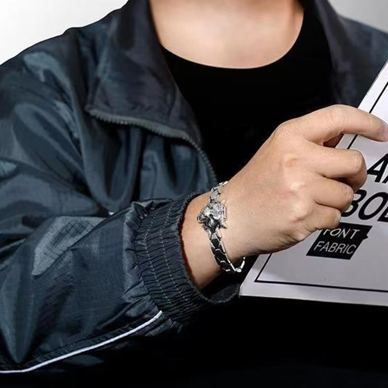 KarmaRipple's Tiger Head Design Balancing Bracelet p11