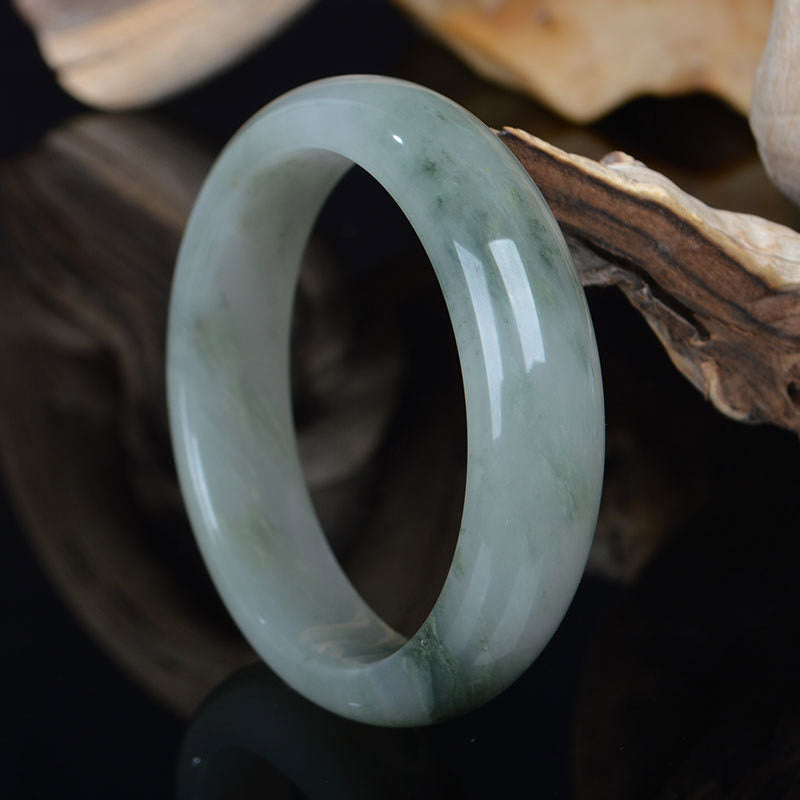 KarmaRipple's Authentic Jade Fortune Balancing Bangle Bracelet p15