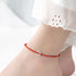 Red Anklet(Circumference 30cm)