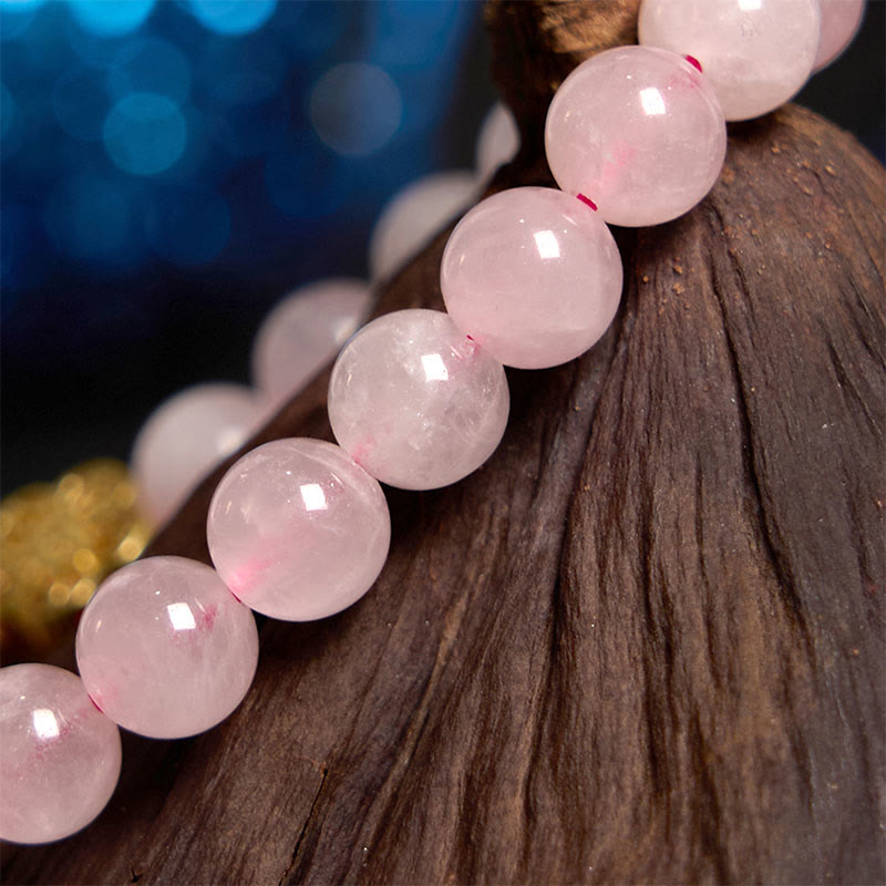 KarmaRipple's Pink Gemstone Citrine Flower Warmth Bracelet p5