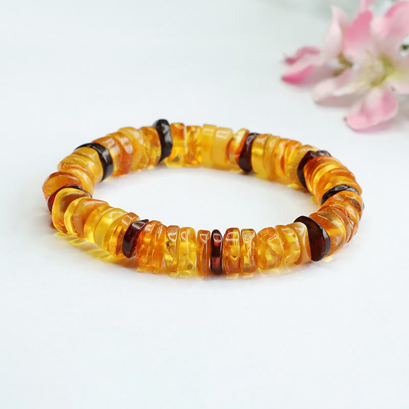 KarmaRipple's Amber Peace Buckle Confidence Bracelet p5