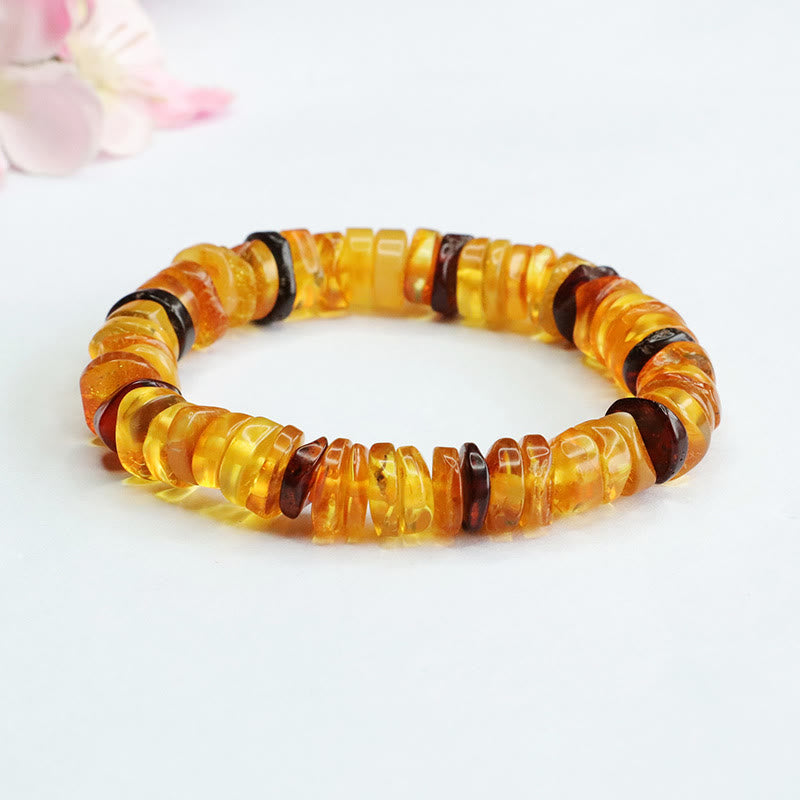 KarmaRipple's Amber Peace Buckle Confidence Bracelet p13