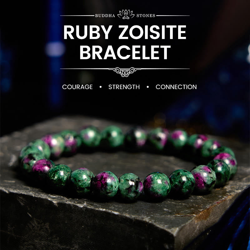 KarmaRipple's Ruby Zoisite Connection Bracelet p7