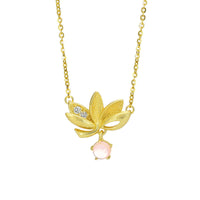 KarmaRipple's 925 Sterling Silver Lotus Keep away evil spirits Pendant Necklace