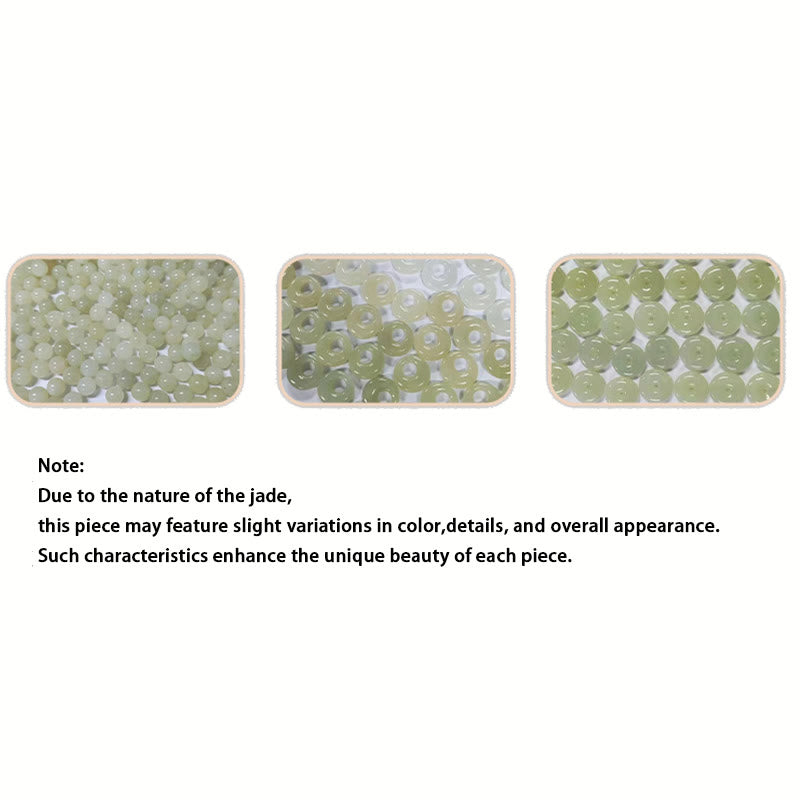 KarmaRipple's 925 Sterling Silver Authentic Hetian Jade Peace Buckle Butterfly Zircon Fortune Bracelet Pendant Necklace p12