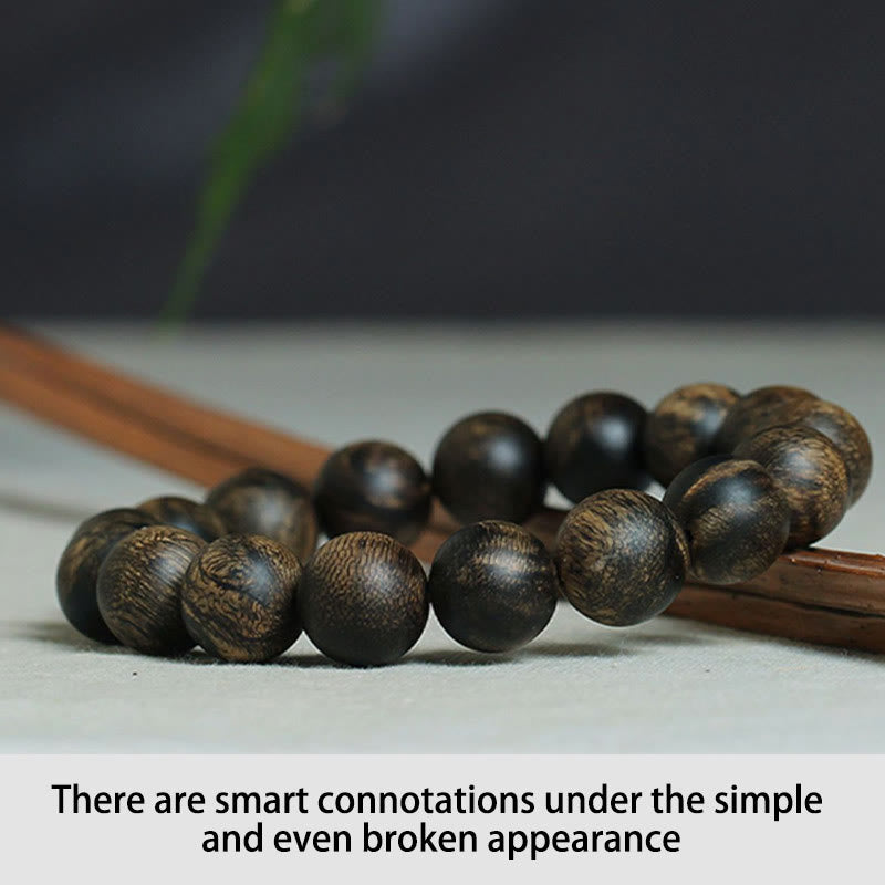 KarmaRipple's Rare Brunei Agarwood Water Ripple Pattern Peace Calm Bracelet p16