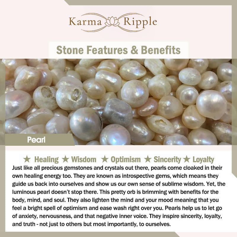 KarmaRipple's Authentic Pearl Hetian Jade Happiness Balancing Bead Bracelet p10