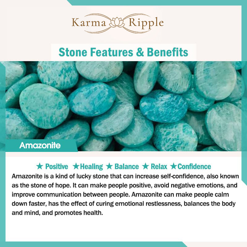 KarmaRipple's KarmaRipple Amazonite Positive Balance Bracelet p9
