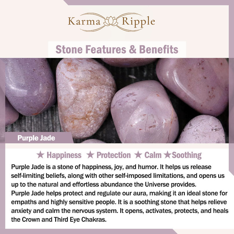 KarmaRipple's Authentic Purple Jade Rabbit Happiness Bracelet p10