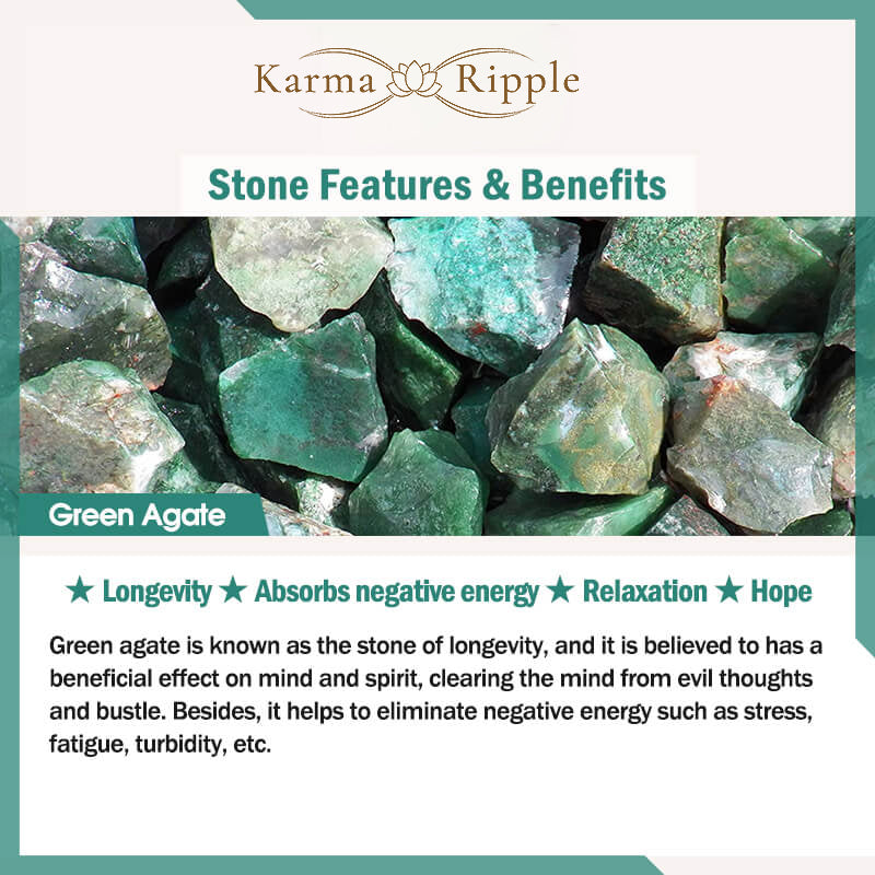 KarmaRipple's Authentic Agate Elephant Buddha Hope Bracelet p9