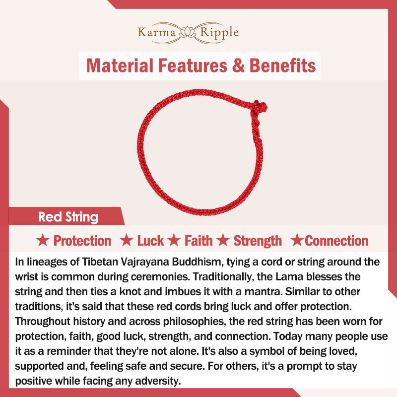 KarmaRipple's 999 Sterling Silver Handcrafted Dragon Fortune Eight Thread Weave Red String Woven Bracelet p10