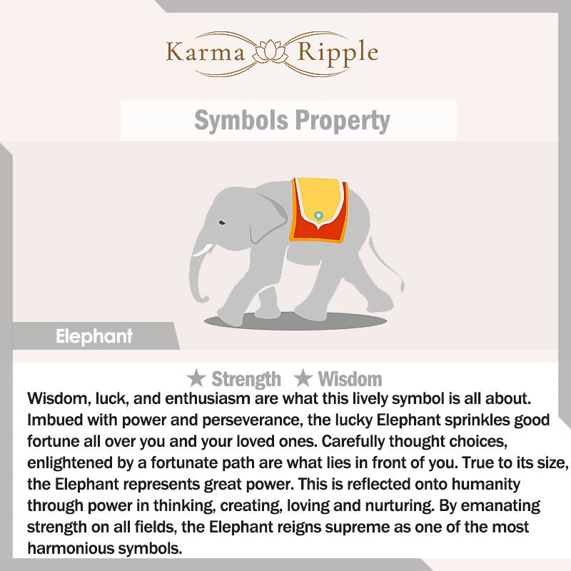 KarmaRipple's Authentic Jade Elephant Balancing Pendant Necklace p6