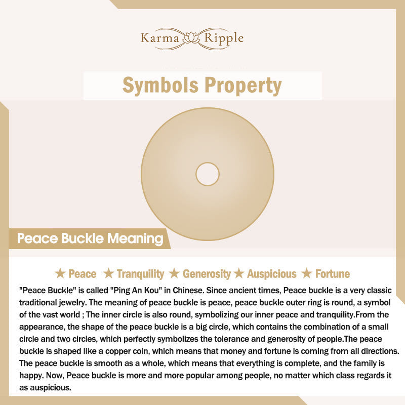 KarmaRipple's Amber Peace Buckle Confidence Bracelet p7