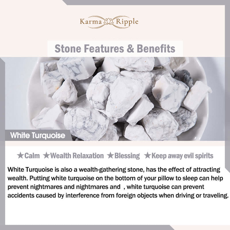 KarmaRipple's Authentic Black Obsidian Ivory Turquoise Yin Yang Transformation Rope Pendant Necklace p6