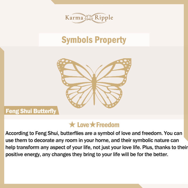 KarmaRipple's Gradient Pink Cat's Eye Butterfly Peace Bracelet p7