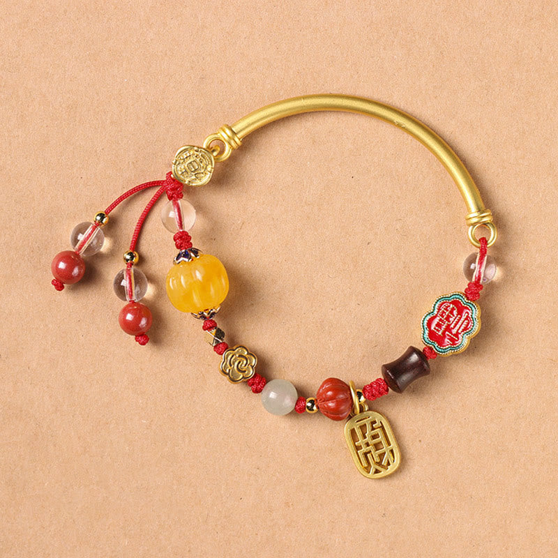 KarmaRipple's Tibetan Auspicious Clouds Fortune Happiness Wealth Fortune Bracelet p14