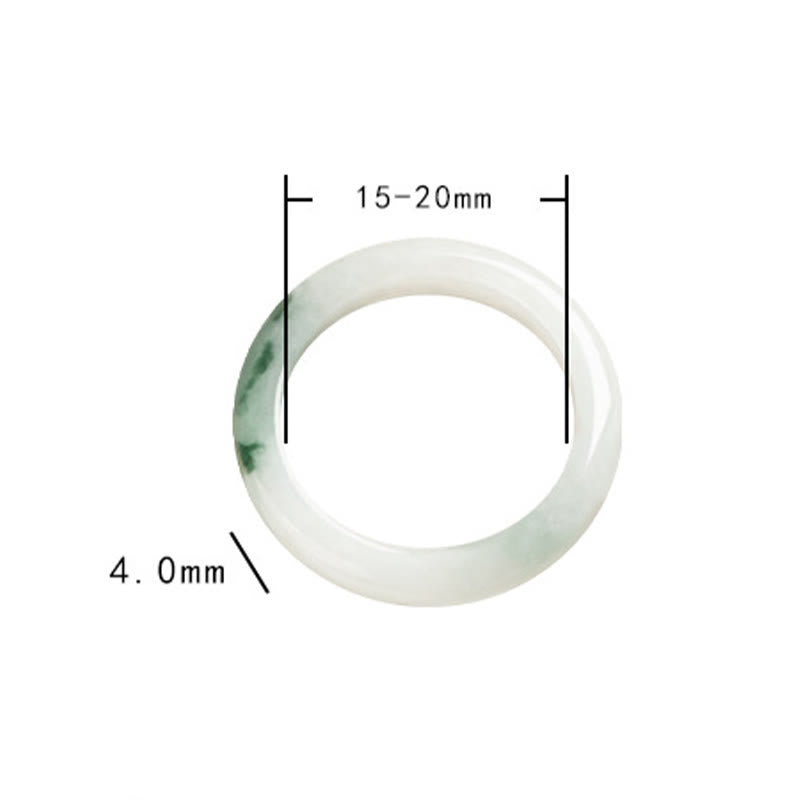 KarmaRipple's Authentic Green Jade Fortune Abundance Ring p10