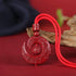 Red Rope / One's Luck Improves Design Bead / High Content Cinnabar