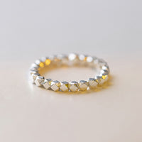 KarmaRipple's 925 Sterling Silver Beaded Blessing Ring