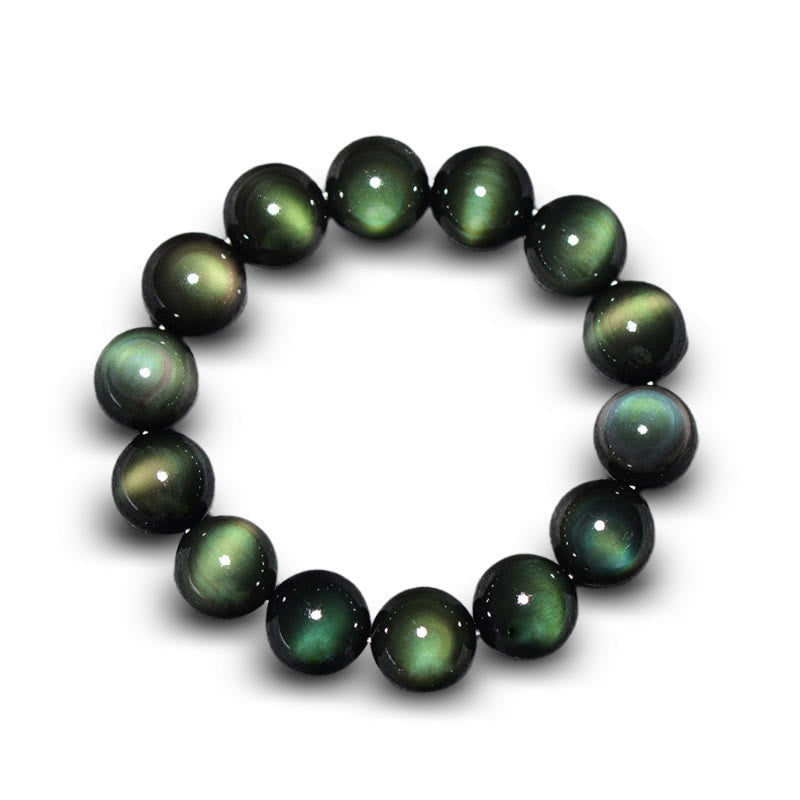KarmaRipple's Authentic Green Eye Obsidian Wealth Bracelet p15