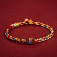KarmaRipple's Handmade Dragon Boat Festival Fortune Colorful Rope Child Adult Bracelet