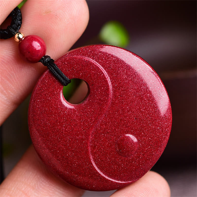 KarmaRipple's Laughing Buddha Yin Yang Chinese Zodiac Gourd Authentic Cinnabar Blessing Pendant Necklace p11