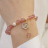 Strawberry Quartz&Elk(Wrist Circumference 14-19cm)