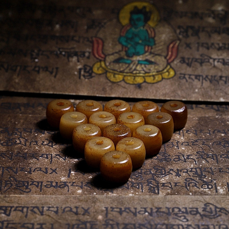 KarmaRipple's Tibet 108 Mala Beadwork Yak Bone Amber Balance Bracelet p16