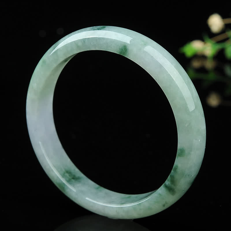 KarmaRipple's Jade Fortune Blessing Prosperity Bracelet Bangle p5