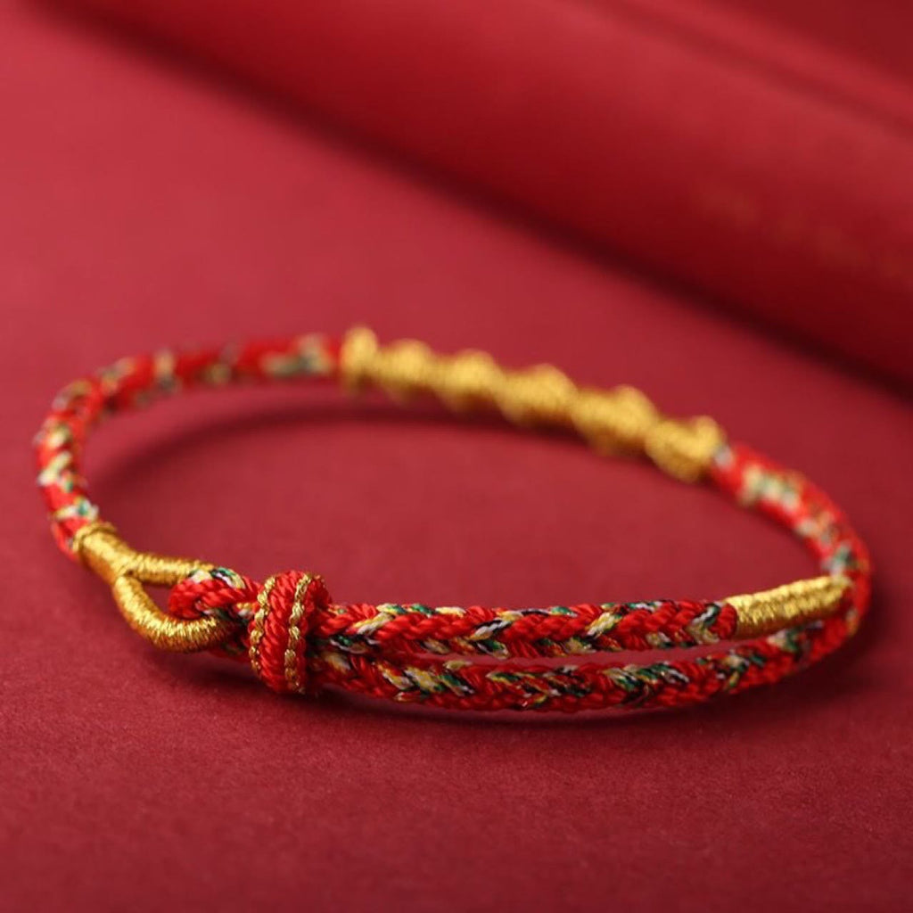 KarmaRipple's Handmade Chinese Zodiac Natal Buddha Protection Strength Woven String Bracelet p5