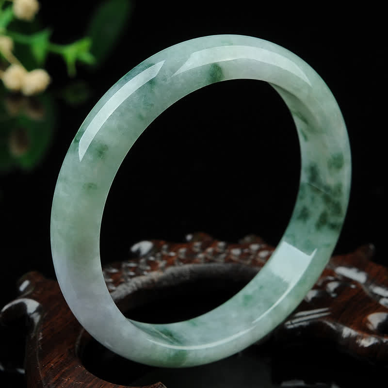 KarmaRipple's Jade Fortune Blessing Prosperity Bracelet Bangle p11