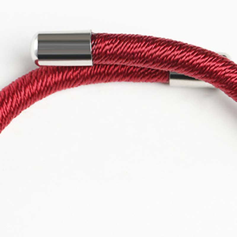 KarmaRipple's 925 Sterling Silver Om Mani Padme Hum Peace Red String Bracelet p8