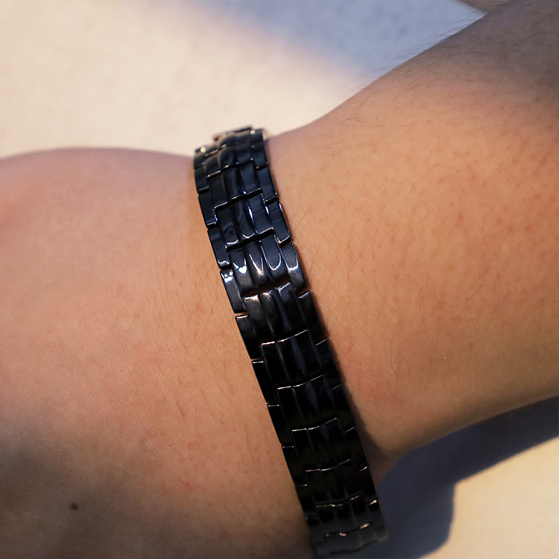 KarmaRipple's Vintage Magnetic Solid Bronze Cuff Bracelet Bangle p7