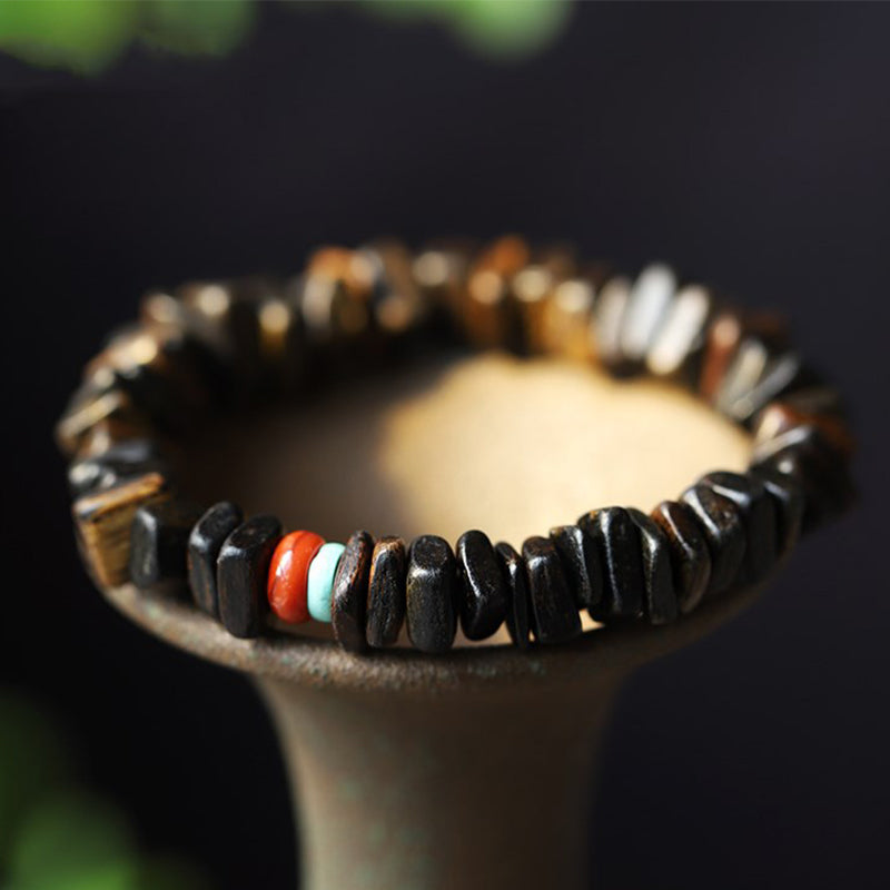 KarmaRipple's Agarwood Red Agate Balance Bracelet p6