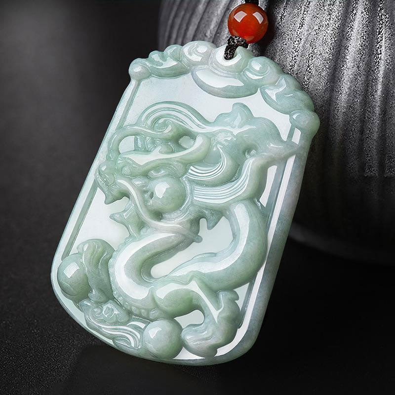 KarmaRipple's Authentic Jade 12 Chinese Zodiac Abundance Amulet Necklace Pendant p33