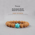 9mm / Rudraksha Bodhi Seed & Turquoise