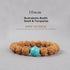 10mm / Rudraksha Bodhi Seed & Turquoise