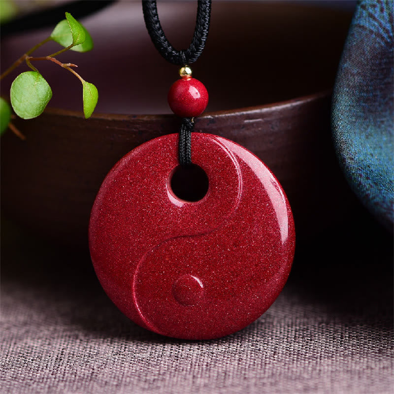 KarmaRipple's Laughing Buddha Yin Yang Chinese Zodiac Gourd Authentic Cinnabar Blessing Pendant Necklace p10