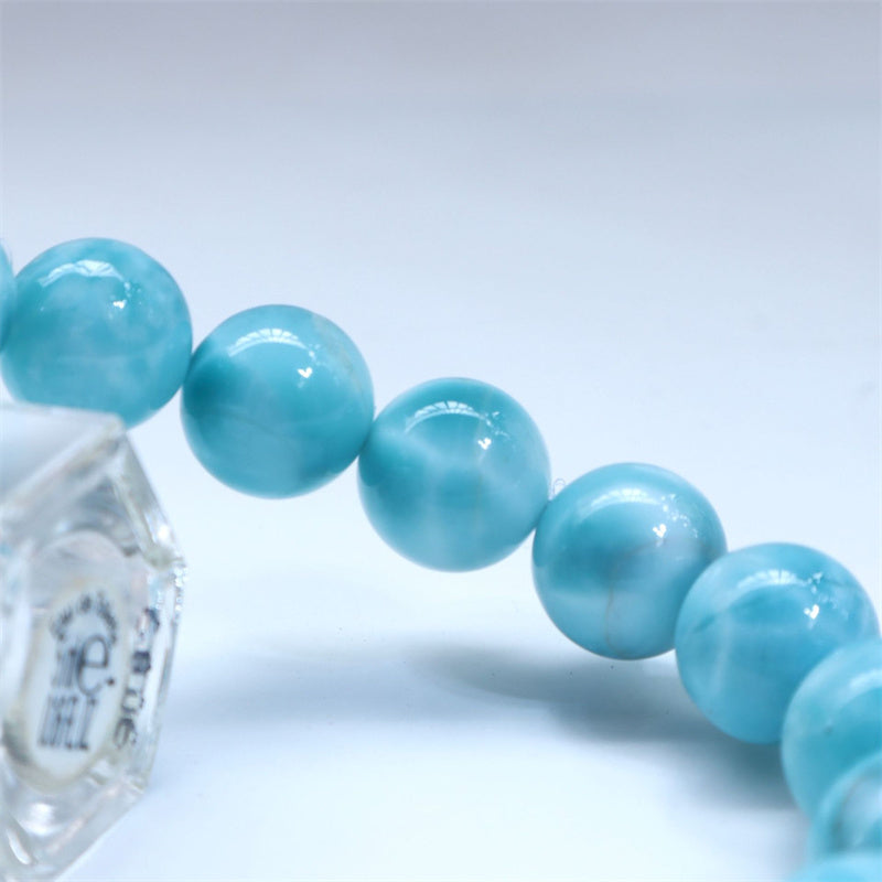 KarmaRipple's Authentic Larimar Wisdom Confidence Bracelet p6