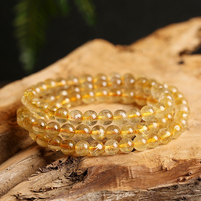 KarmaRipple's Authentic Citrine Prosperity Protection Bracelet p5