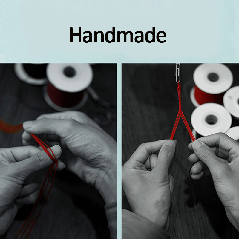 KarmaRipple's Auspicious Fu Character Peace And Joy Fortune Handmade Multicolored Child Adult Bracelet p16