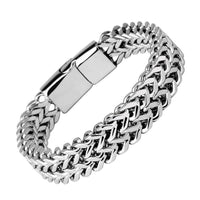 KarmaRipple's Fish Scale Magnetic Buckle Titanium Steel Balance Bracelet Bangle