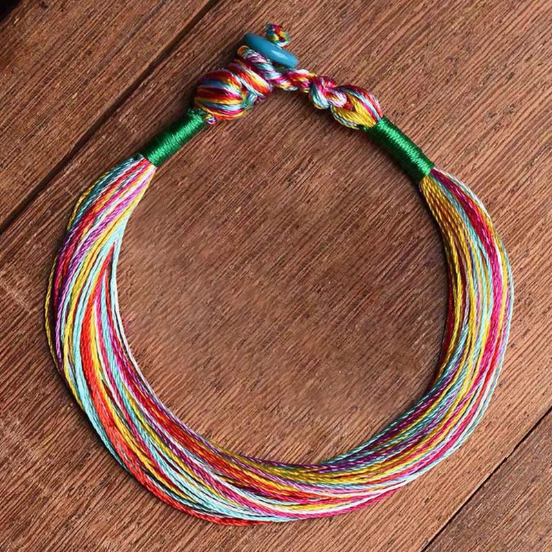 KarmaRipple's Tibetan Handmade Five Colorful Thread Dragon Boat Festival Protection Adult Child String Bracelet p16